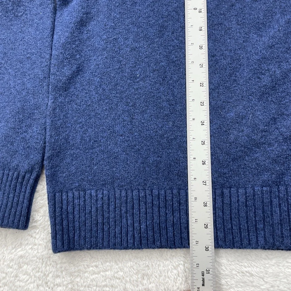 NEW Banana Republic Eco Sweater Men Long Sleeve Crew Neck‎ Blue Knit Sweater XXL